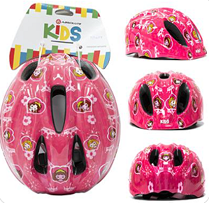 CAPACETE ABSOLUTE KIDS DANCE ROSA PRINCESA