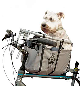 PET BASKET COM CESTO BEGE