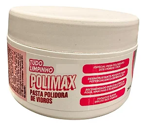Polimax Pasta Polidora de Vidros e Inox 250g