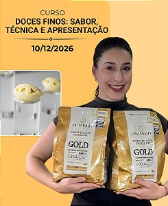 Doces finos: Sabor, Técnica e Apresentação | 10/12/2026 | Manoela Bassit | Presencial
