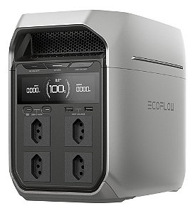 Ecoflow Delta 3 Plus 1800w 1024wh - 127v + VENTILADOR CORTESIA