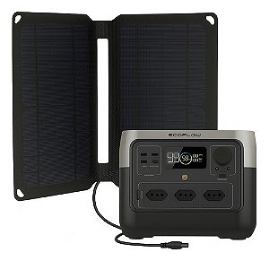 Gerador Energia Portatil River 2 Pro 127v Ecoflow + Brinde