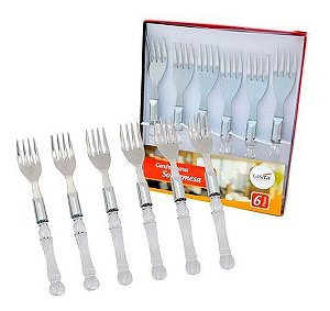 Kit Garfo Sobremesa 6 Peças