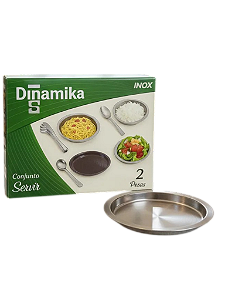 conjunto para servir em inox