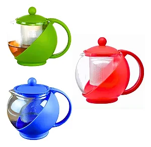 Jarra de Chá em Vidro 1250ml com Peneira