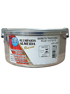 Marmita em Alumínio Polido Nº14