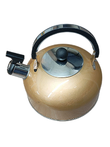 Chaleira Inox Colorida 2000ml com Tampa e Apito