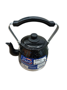 Chaleira de Alumínio Nº12 Preto Mesclado