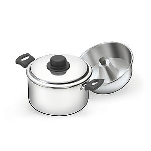 Conjunto Banho-Maria de Alumínio