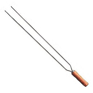 Espeto Duplo 85cm para Churrasco Madefer