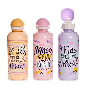 Garrafa Plástica 600ml Dia das Mães