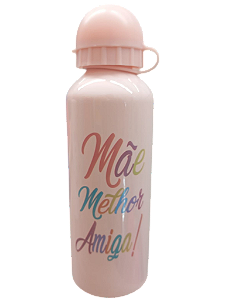 Garrafa de Alumínio 500ml Dia das Mães