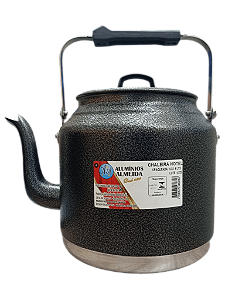 Chaleira de Alumínio Hotel Nº22 Craqueada e Polida