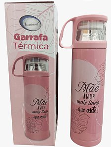 Garrafa Térmica Inox 470ml Dia das Mães