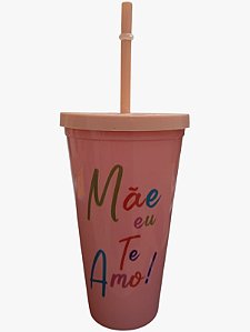 Copo Plástico 600ml Dia das Mães