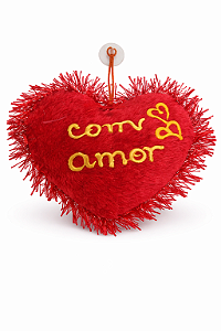 Coração Decorativo com Pluma