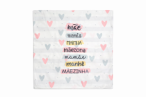 Capa de Almofada Decorativa Mãe