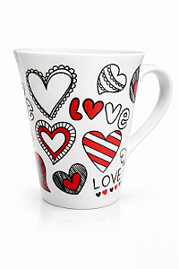 Caneca de Porcelana Namorados