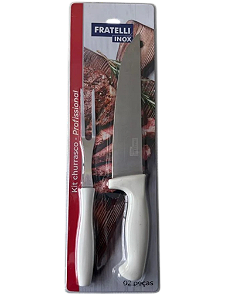 Kit Churrasco 2 Peças Profissional Euroquadros