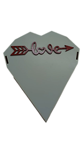 Caixa Formato Coração MDF