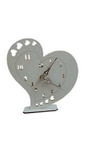 Relógio Namorados Corações