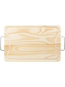 Tábua Pinus com Cabo Metal 39x25cm Stolf