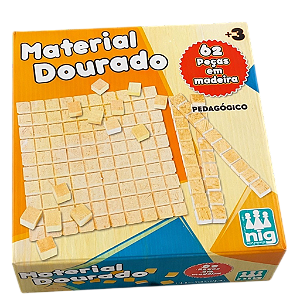 Material Dourado 62 Peças Nig