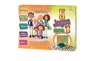 Kit Jogos 5 em 1 Divplast