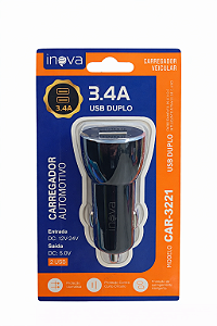Carregador Veicular Car-3221 inova