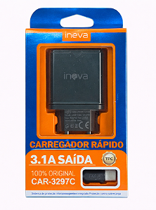 Carregador Tomada 2 Saidas USB car-3297c inova