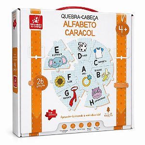 Quebra Cabeça Alfabeto Caracol