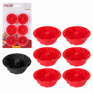 Forma Cupcake 6pcs Silicone Zein