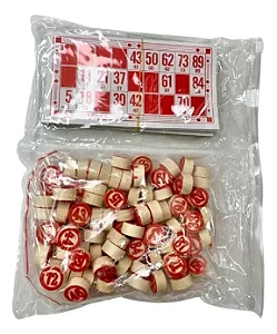 Bingo 90 peças Redstar