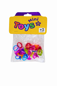 Anel Cristal MiniToys com 25 peças