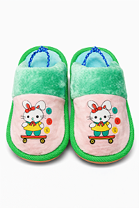 Chinelo Pantufa Coelhinho Infantil Majestic