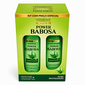 Kit Shampoo/Condicionador Power Babosa Kerabrasil Vidallife