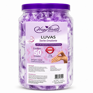 Kit Luva Descartavel 50 Peças Higi Beauty