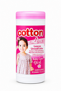 Lenço Umedecido C/40 Cotton Higgie Top