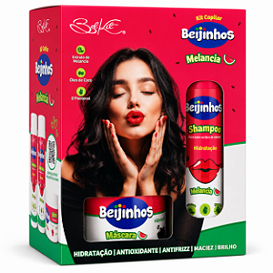 Kit Capilar 3 Peças Beijinhos Melancia Belkit