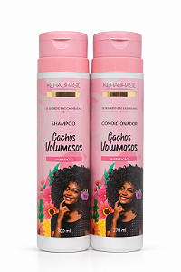 Kit Shampoo/Condicionador Cachos Kerabrasil Vidalife