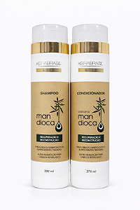 Kit Shampoo/Condicionador Mandioca Kerabrasil Vidallife