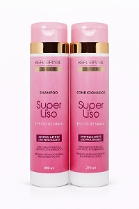 Kit Shampoo/Condicionador Super Liso Kerabrasil Vidallife