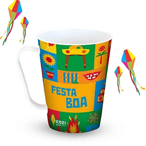 Caneca Plástica Festa Junina