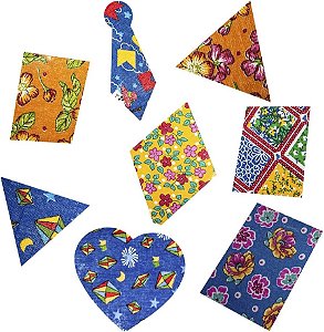 Jn Adesivo Junino 5pcs Remendao