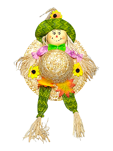 Jn Enfeite Espantalho 2pcs Chapeu Wdf