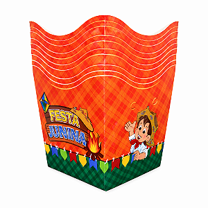 Cachepô Junino Palha Médio 10 Peças