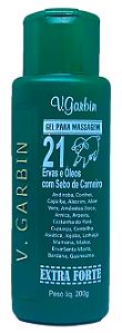 Gel Massagem 21 Ervas 200g Garbin