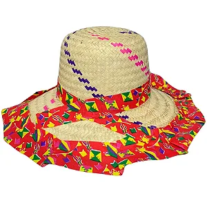 Chapéu Palha Estampado Sortido