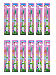Escova Dental 12pcs Infantil Gl-0154 Attic