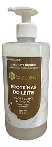 Sabonete 500ml Liquido Proteinas Do Leite Biofleur